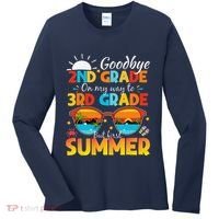 Goodbye 2nd Grade Graduation To 3rd Grade Hello Summer Women's Long Sleeve Shirt thumb 0