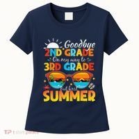 Goodbye 2nd Grade Graduation To 3rd Grade Hello Summer Women's T-Shirt thumb 0