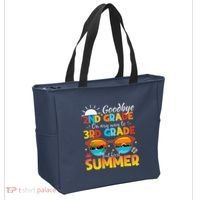 Goodbye 2nd Grade Graduation To 3rd Grade Hello Summer Tote Bag thumb 2