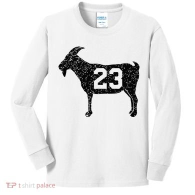 Goat 23 Kids Long Sleeve Shirt