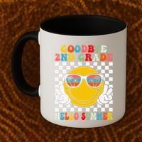 Goodbye 2nd Grade Hello Summer Last Day Of School Coffee Mug thumb 2
