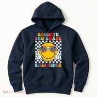 Goodbye 2nd Grade Hello Summer Last Day Of School Hoodie thumb 0