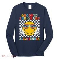Goodbye 2nd Grade Hello Summer Last Day Of School Long Sleeve Shirt thumb 0