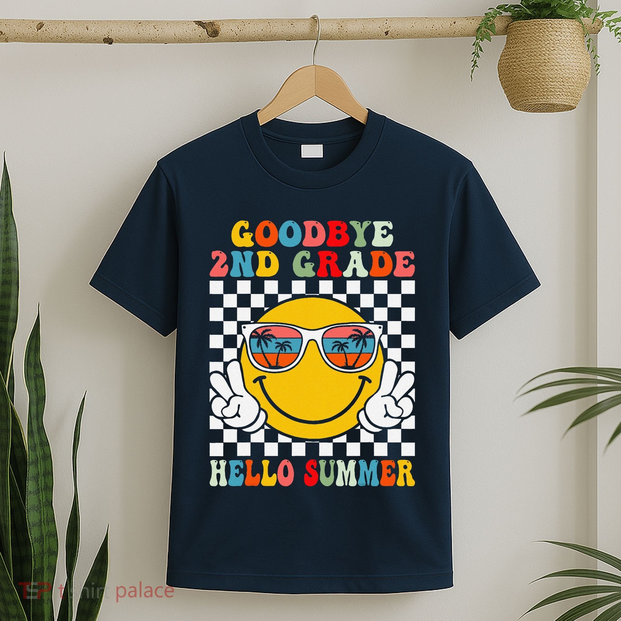 Goodbye 2nd Grade Hello Summer Last Day Of School T-Shirt