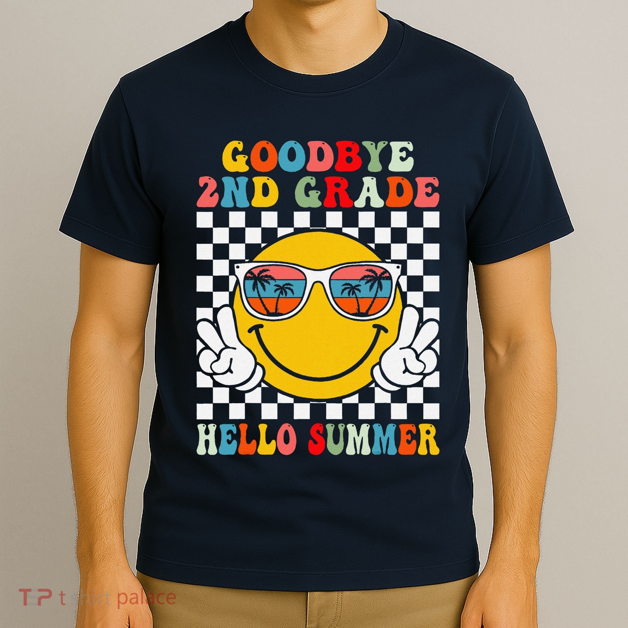 Goodbye 2nd Grade Hello Summer Last Day Of School T-Shirt
