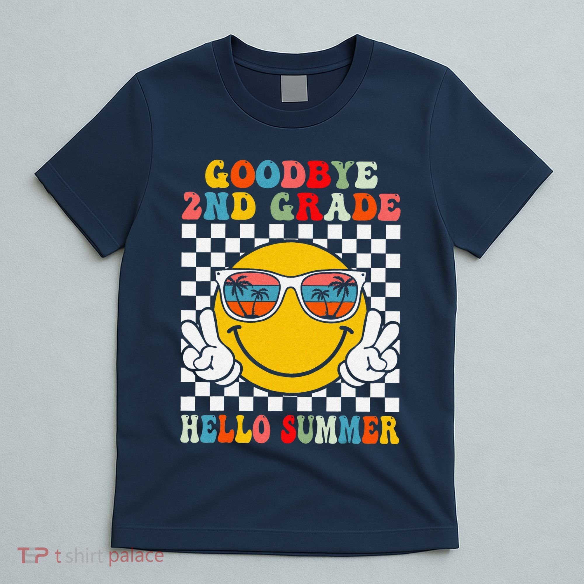 Goodbye 2nd Grade Hello Summer Last Day Of School T-Shirt