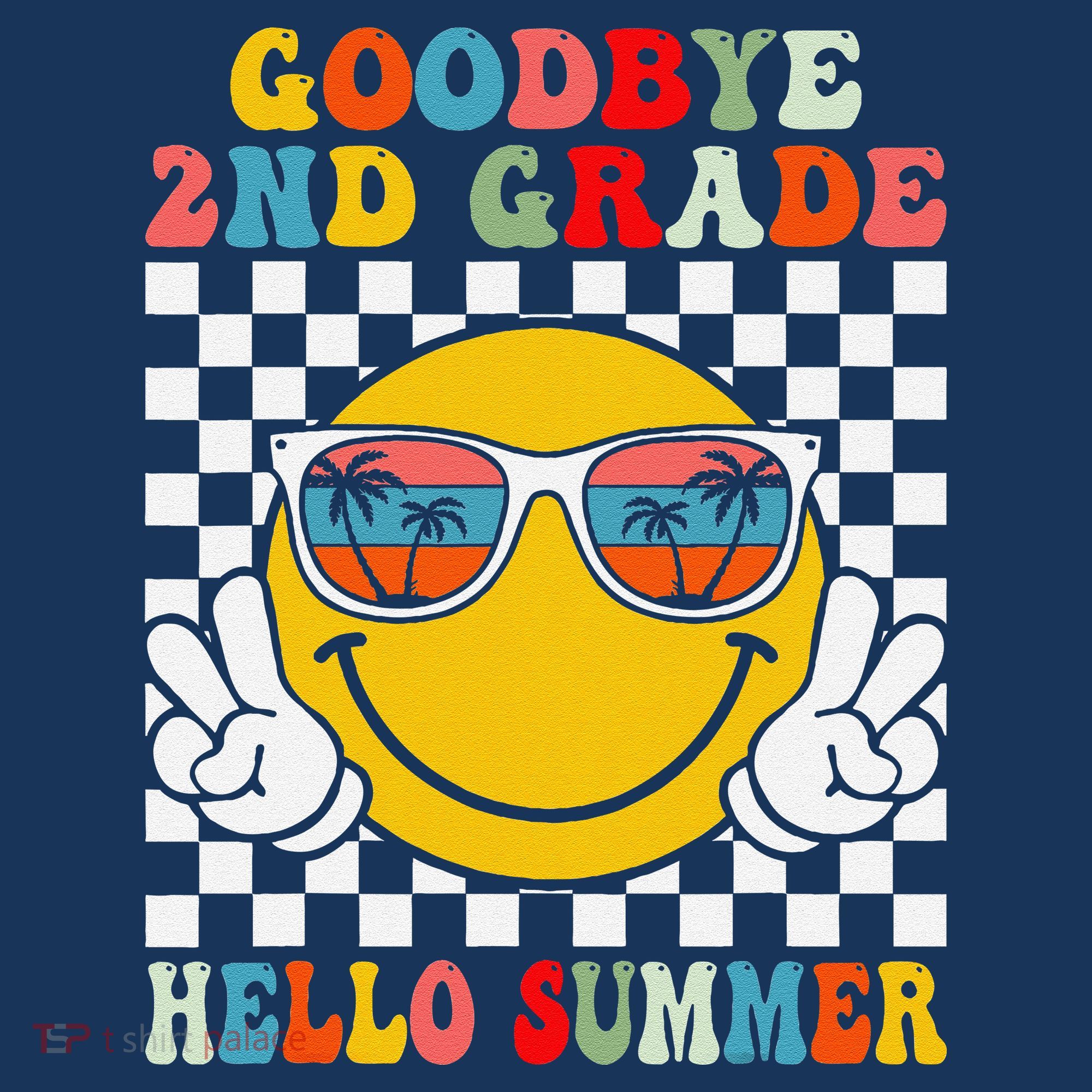 Goodbye 2nd Grade Hello Summer Last Day Of School Women's Hoodie