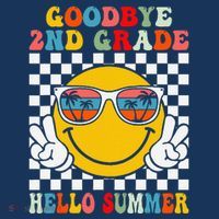 Goodbye 2nd Grade Hello Summer Last Day Of School Mousepad thumb 1