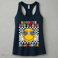 Goodbye 2nd Grade Hello Summer Last Day Of School Women's Tank Top thumb 3