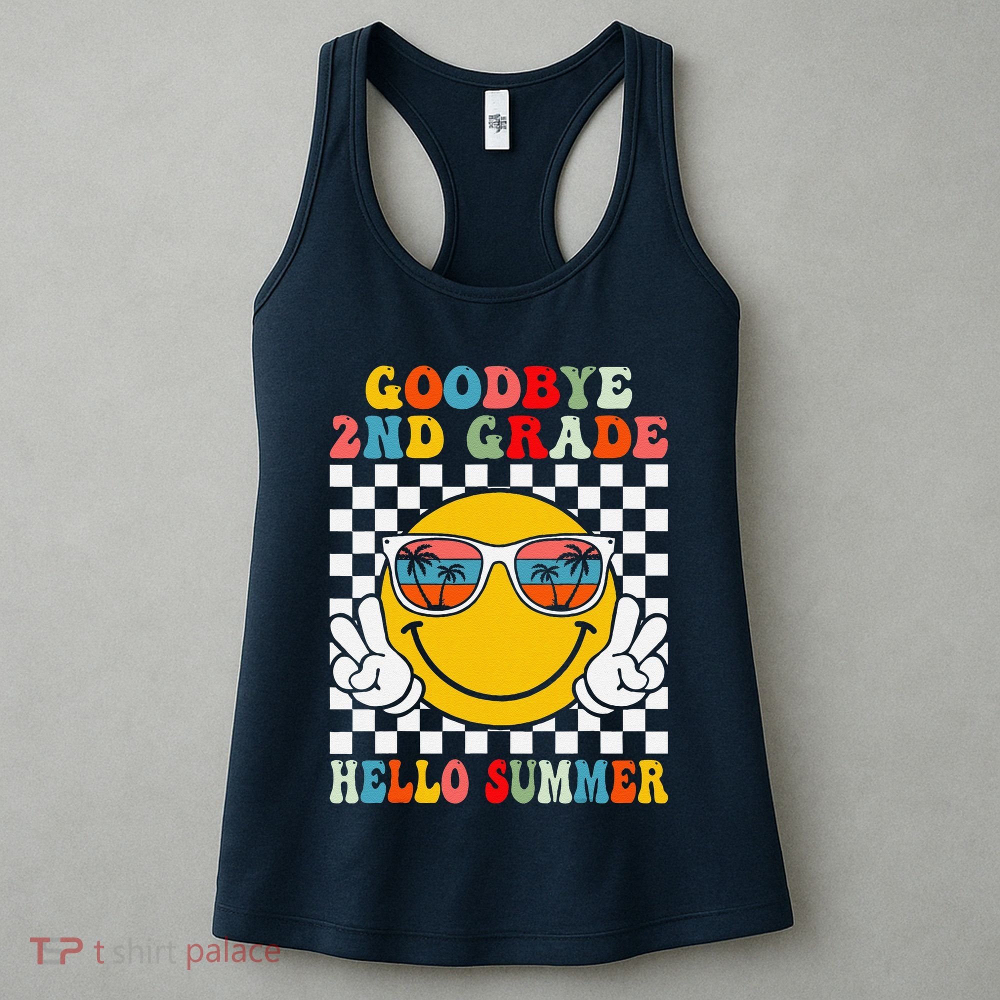 Goodbye 2nd Grade Hello Summer Last Day Of School Women's Tank Top