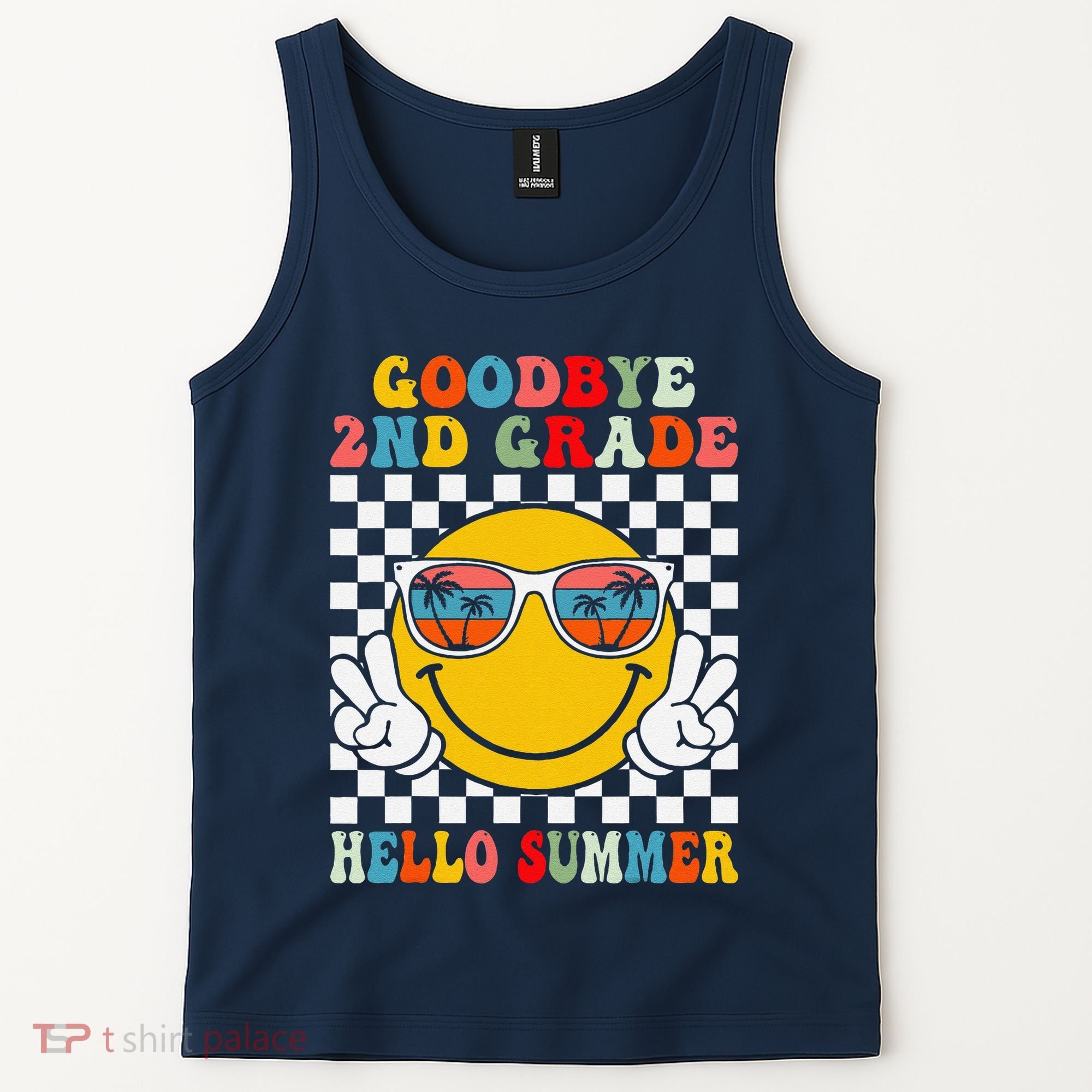 Goodbye 2nd Grade Hello Summer Last Day Of School Tank Top