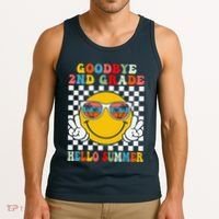 Goodbye 2nd Grade Hello Summer Last Day Of School Tank Top thumb 3