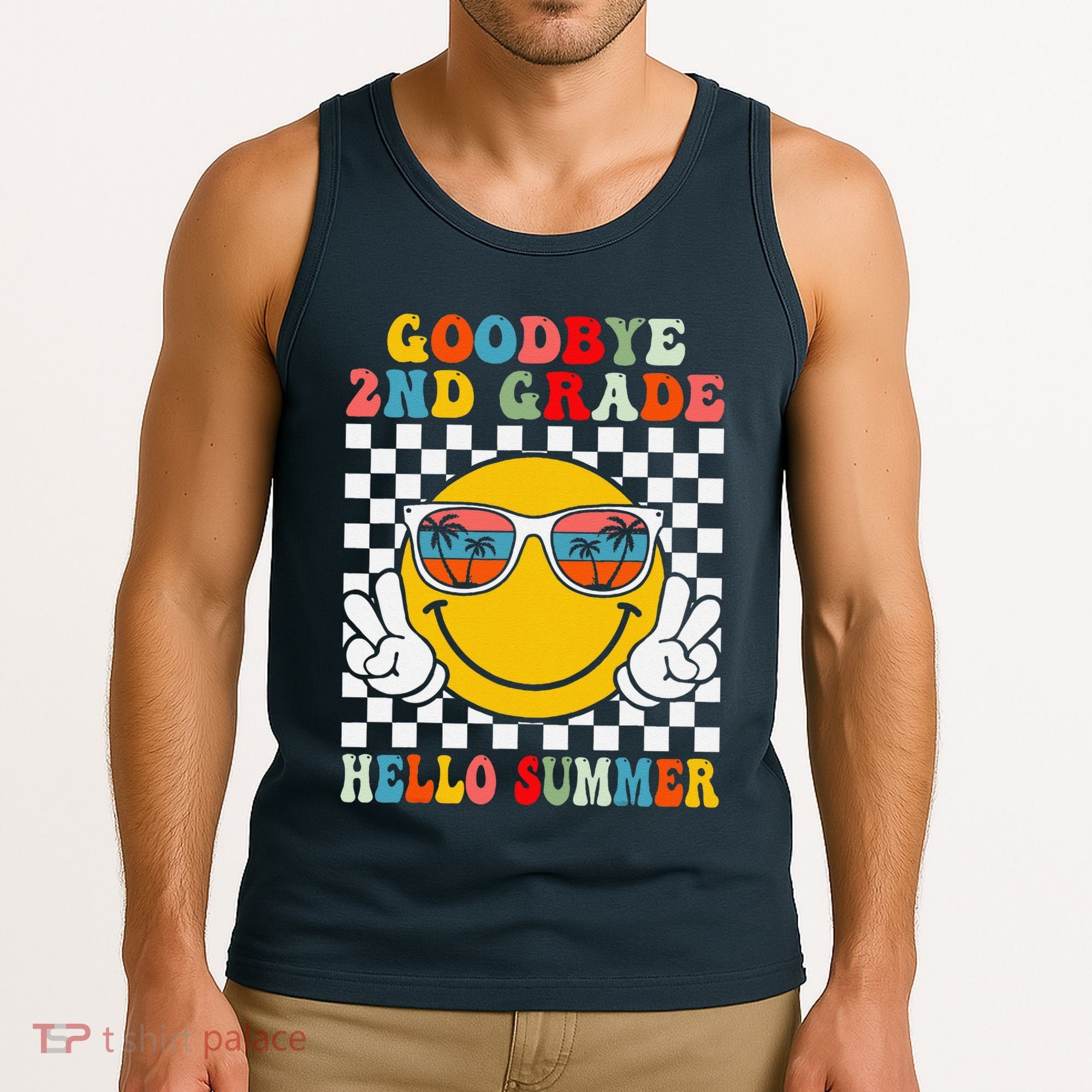 Goodbye 2nd Grade Hello Summer Last Day Of School Tank Top