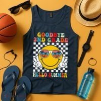 Goodbye 2nd Grade Hello Summer Last Day Of School Tank Top thumb 4