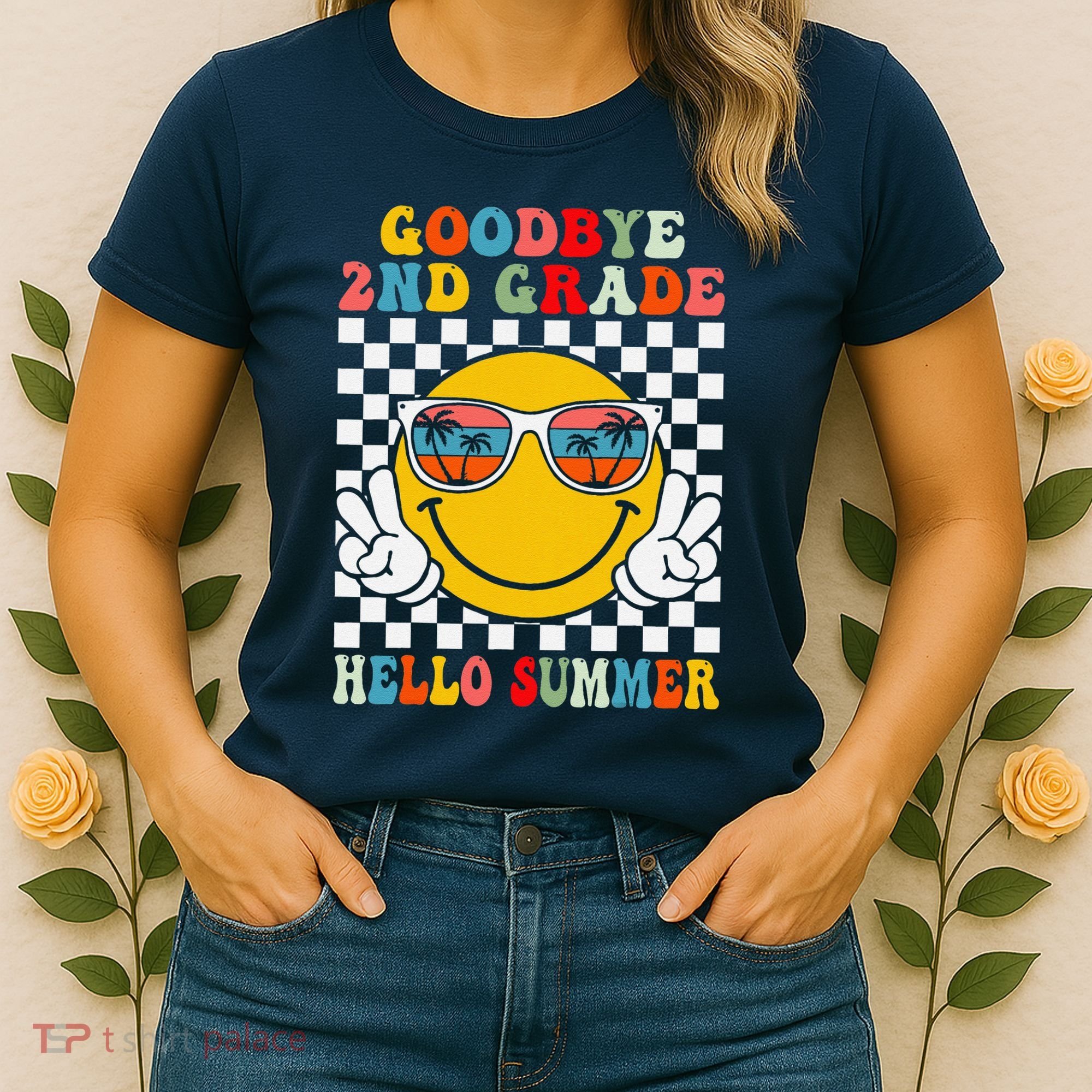 Goodbye 2nd Grade Hello Summer Last Day Of School Women's T-Shirt