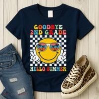 Goodbye 2nd Grade Hello Summer Last Day Of School Women's T-Shirt thumb 3