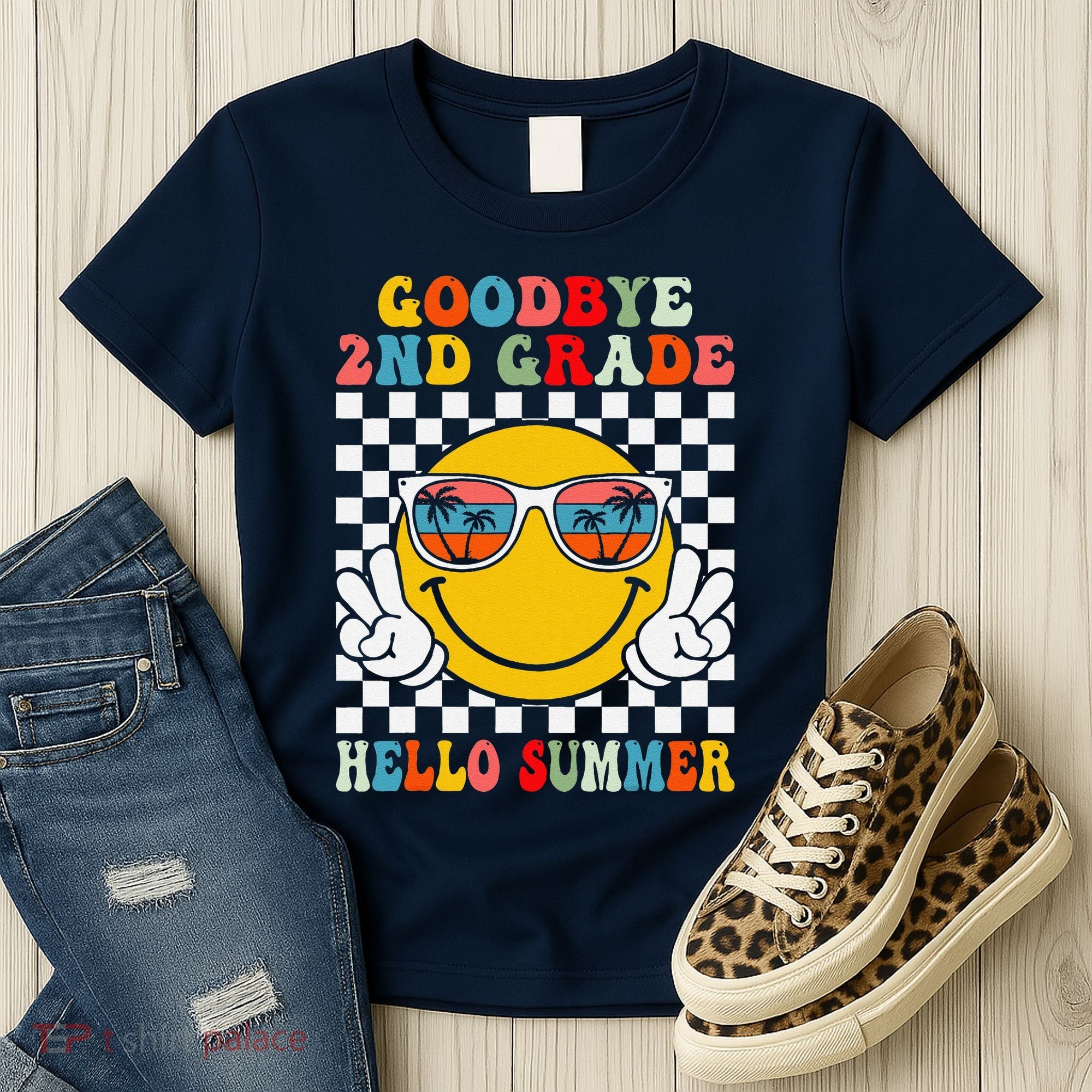 Goodbye 2nd Grade Hello Summer Last Day Of School Women's T-Shirt