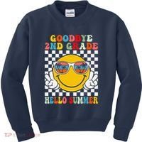 Goodbye 2nd Grade Hello Summer Last Day Of School Kids Sweatshirt thumb 0