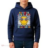 Goodbye 2nd Grade Hello Summer Last Day Of School Kids Hoodie thumb 4