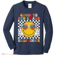 Goodbye 2nd Grade Hello Summer Last Day Of School Kids Long Sleeve Shirt thumb 0