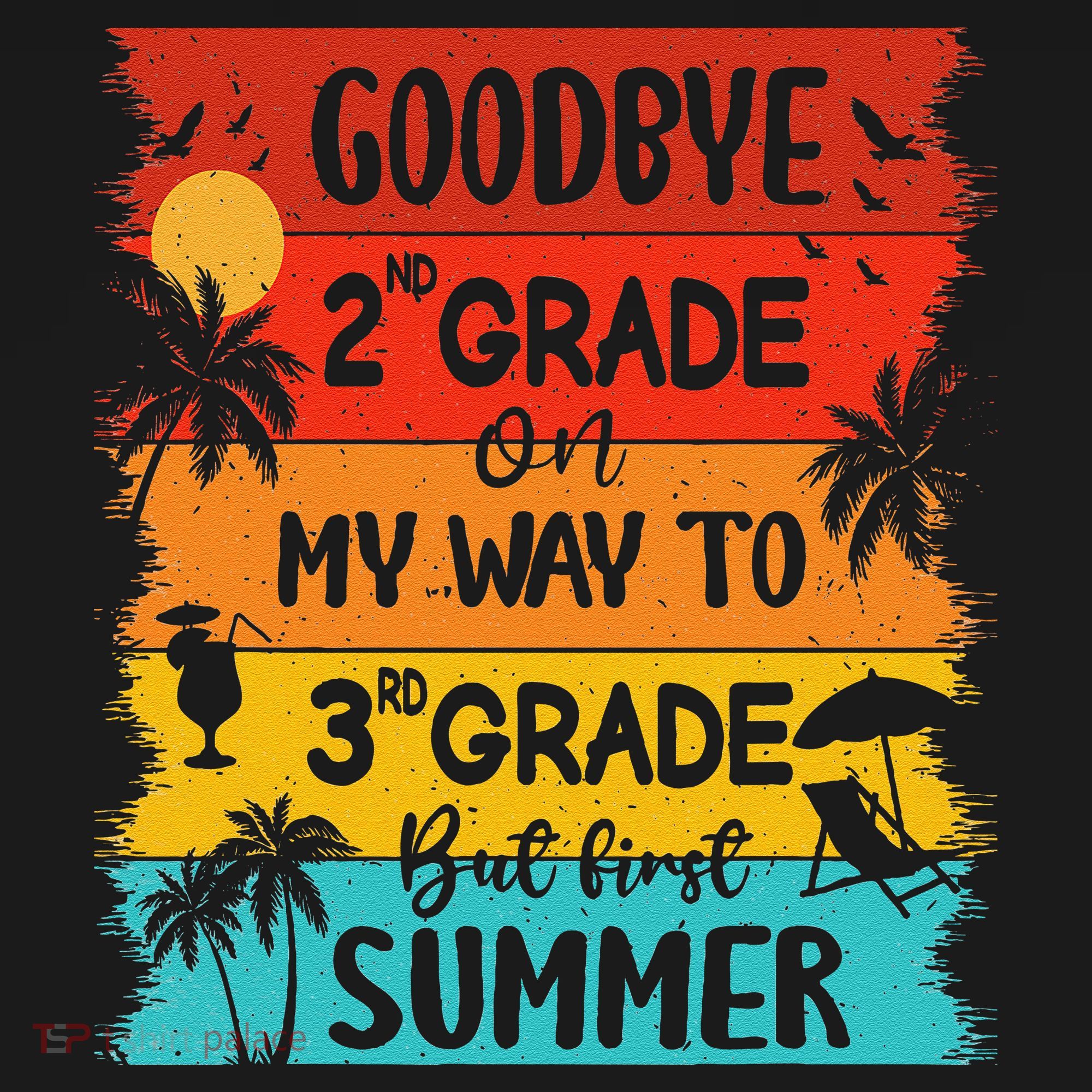 Goodbye 2nd Grade Hello Summer Last Day Of School Graduation Ornament
