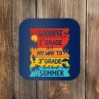 Goodbye 2nd Grade Hello Summer Last Day Of School Graduation Coaster thumb 0