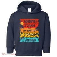 Goodbye 2nd Grade Hello Summer Last Day Of School Graduation Toddler Hoodie thumb 0