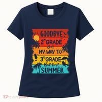 Goodbye 2nd Grade Hello Summer Last Day Of School Graduation Women's T-Shirt thumb 0