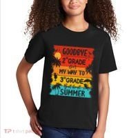 Goodbye 2nd Grade Hello Summer Last Day Of School Graduation Kids T-Shirt thumb 2