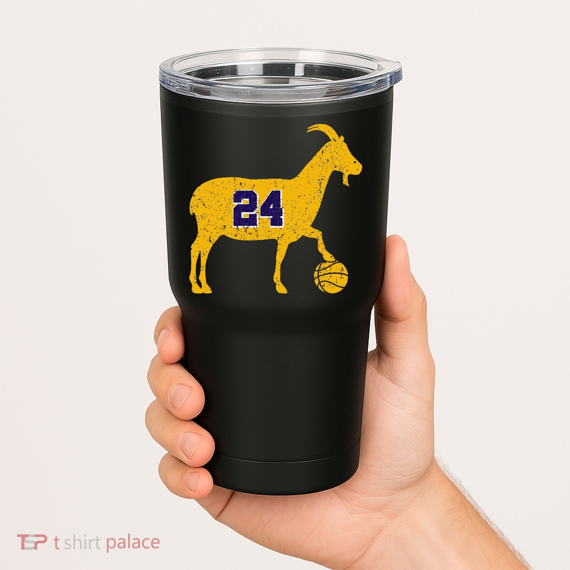 Goat 24 La Basketball Tumbler