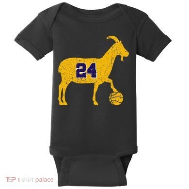 Goat 24 La Basketball Baby Bodysuit