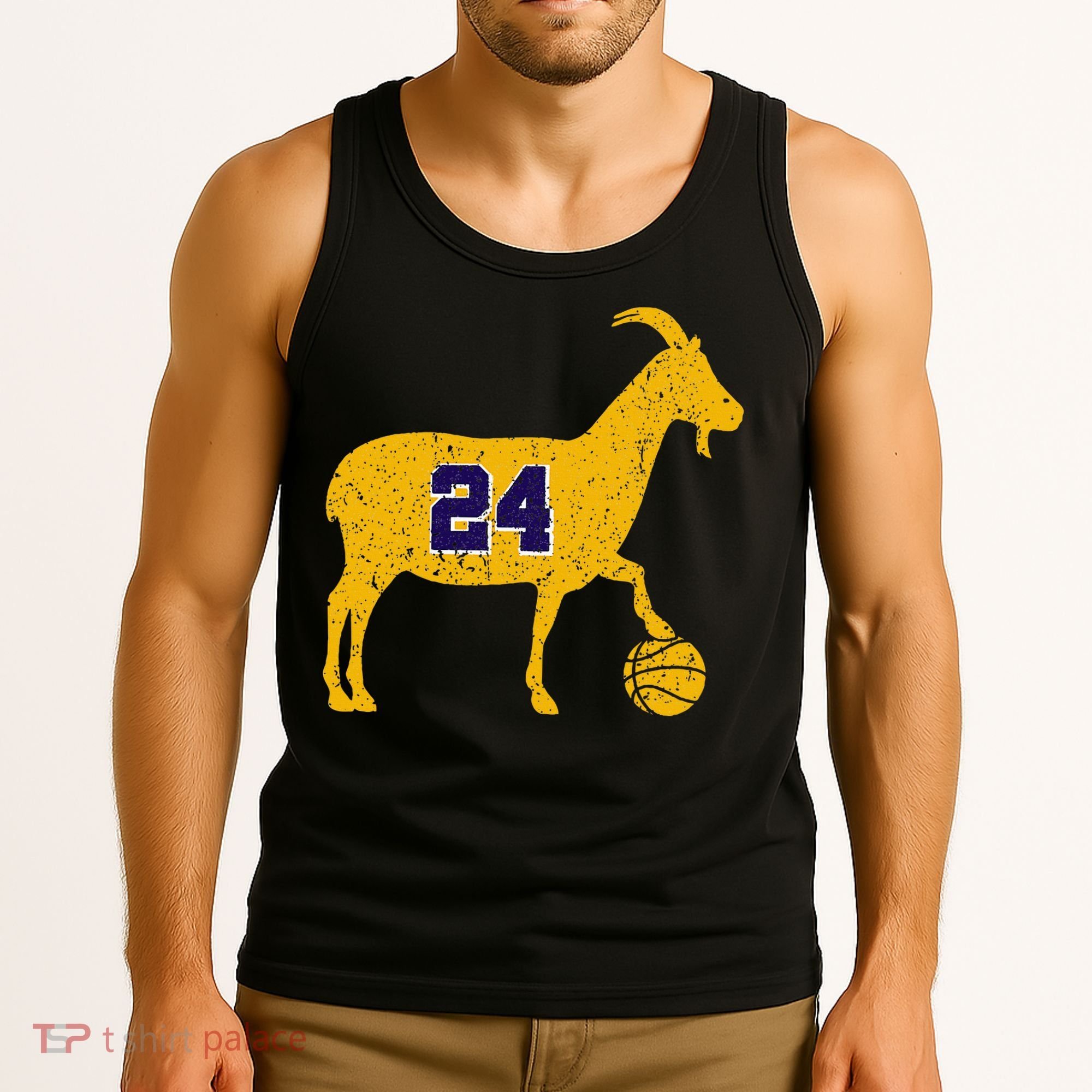 Goat 24 La Basketball Tank Top