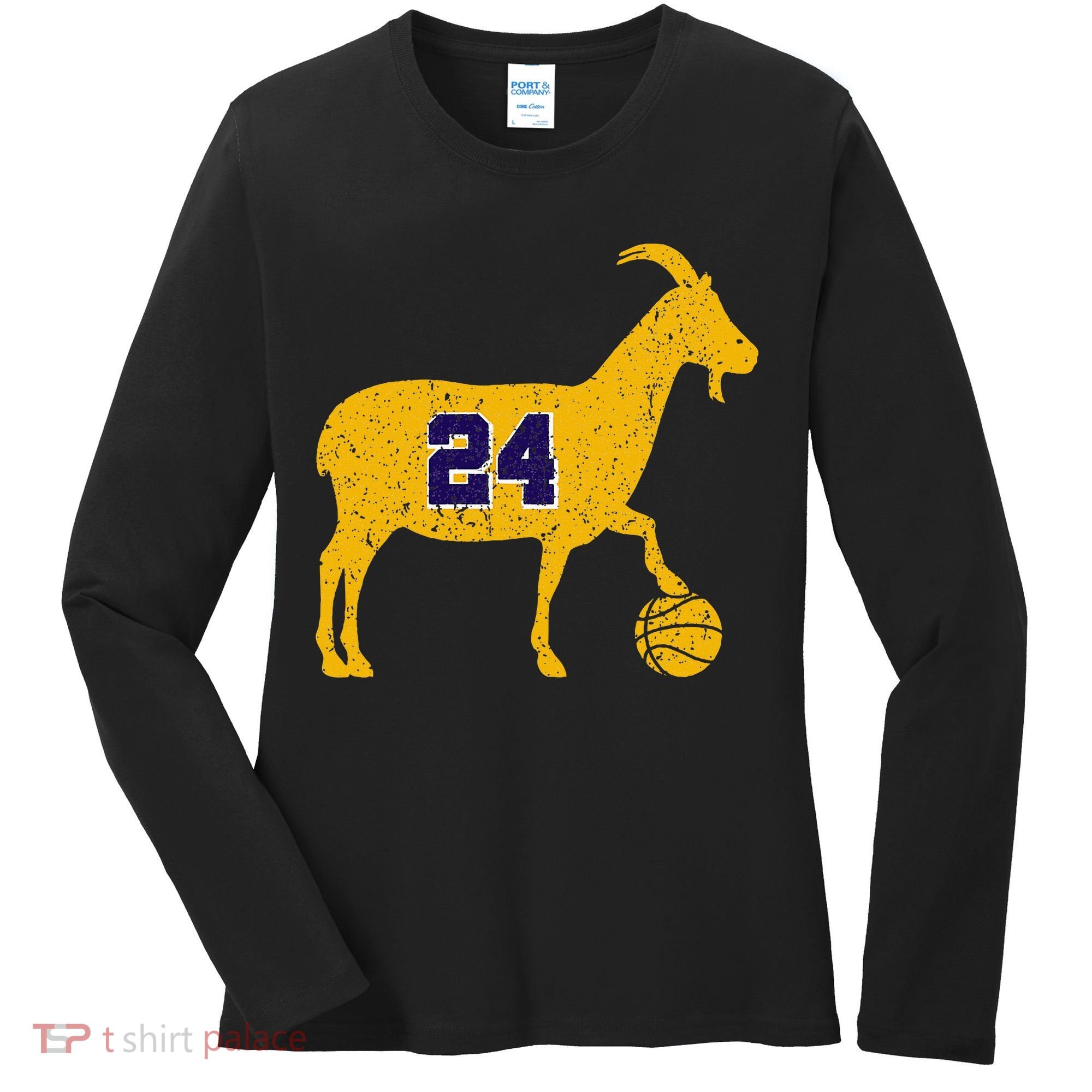 Goat 24 La Basketball Women's Long Sleeve Shirt