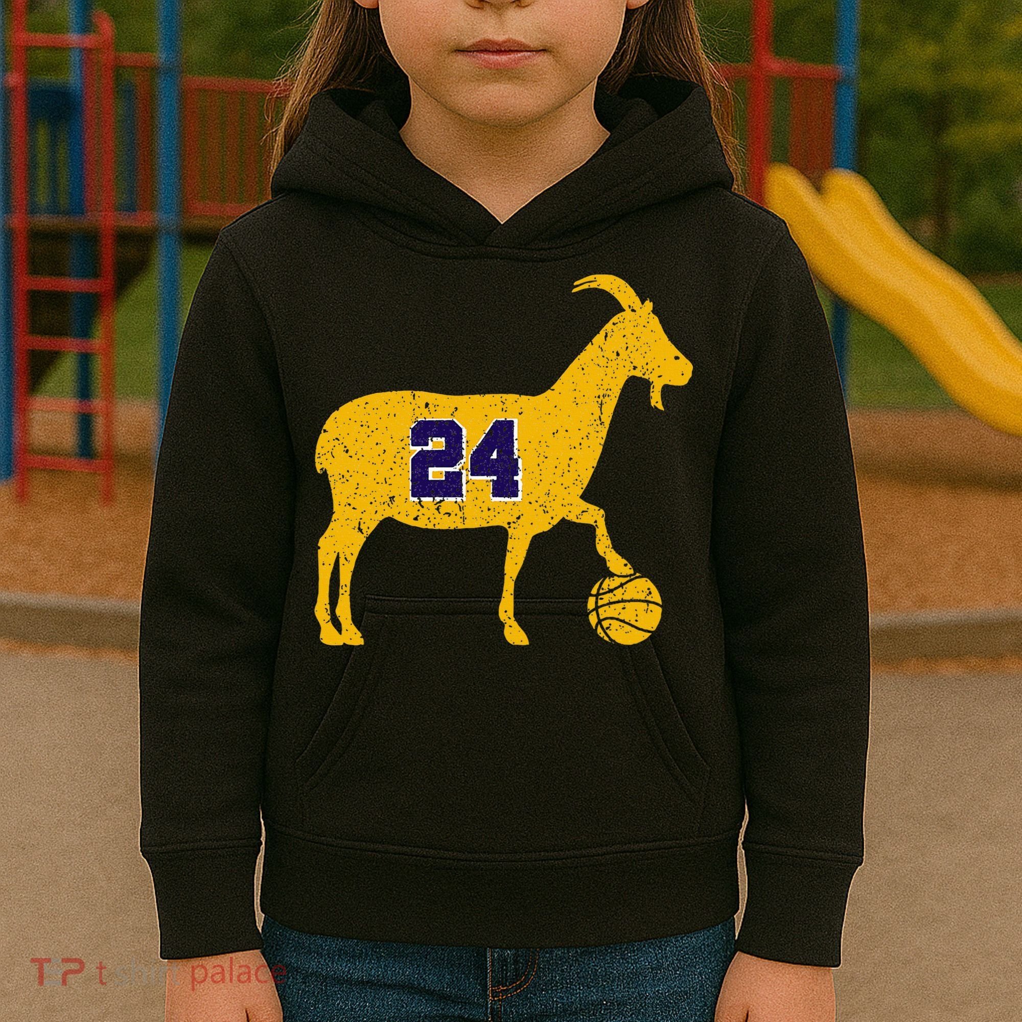 Goat 24 La Basketball Kids Hoodie