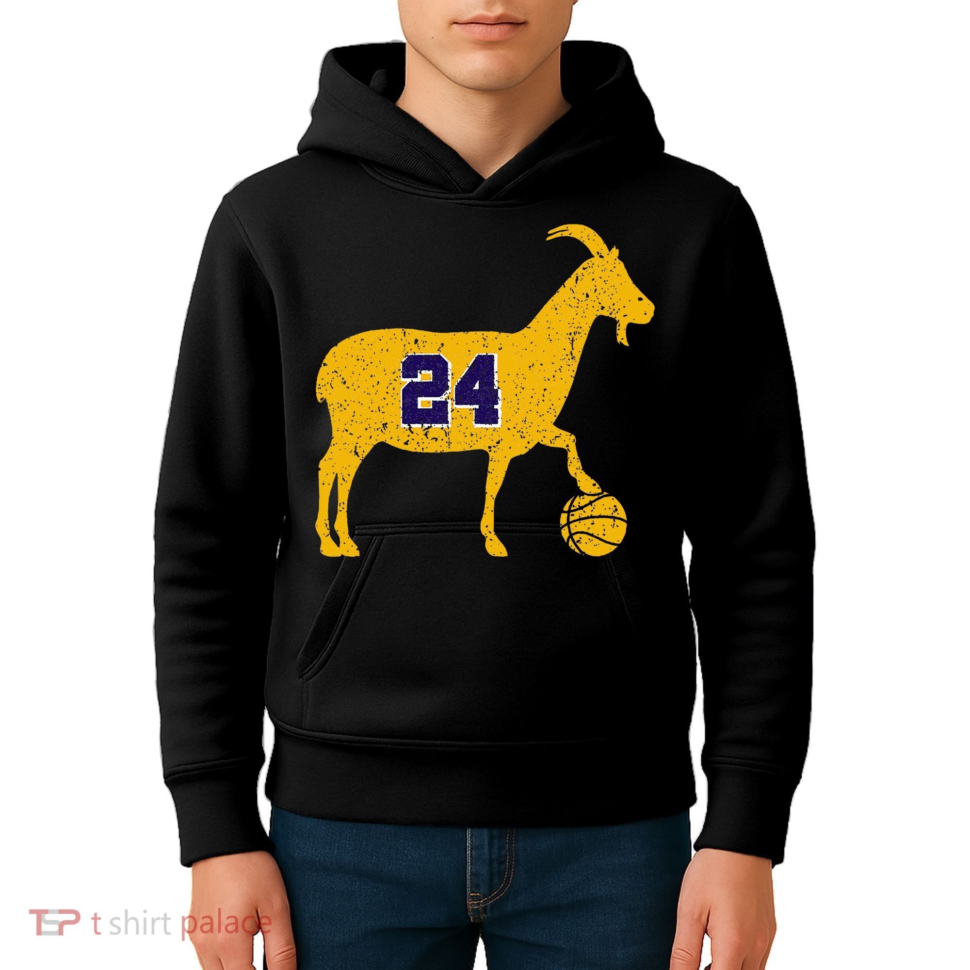 Goat 24 La Basketball Kids Hoodie