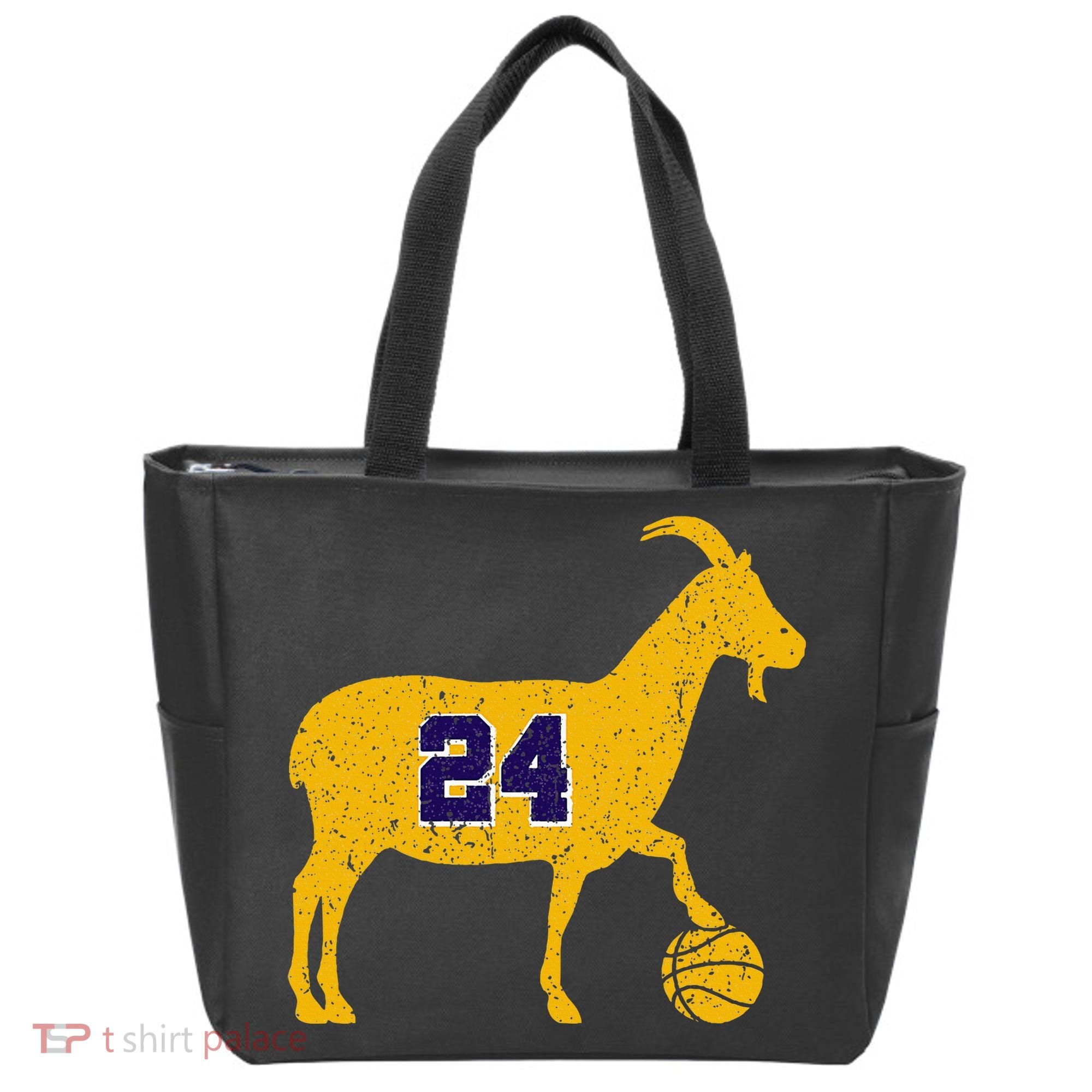 Goat 24 La Basketball Tote Bag