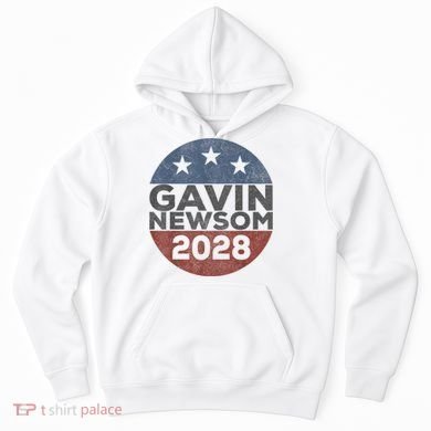 Gavin 2028 Retro Gavin Newsom For President 2028 Hoodie