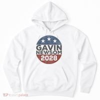 Gavin 2028 Retro Gavin Newsom For President 2028 Hoodie thumb 0
