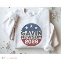 Gavin 2028 Retro Gavin Newsom For President 2028 Sweatshirt thumb 2
