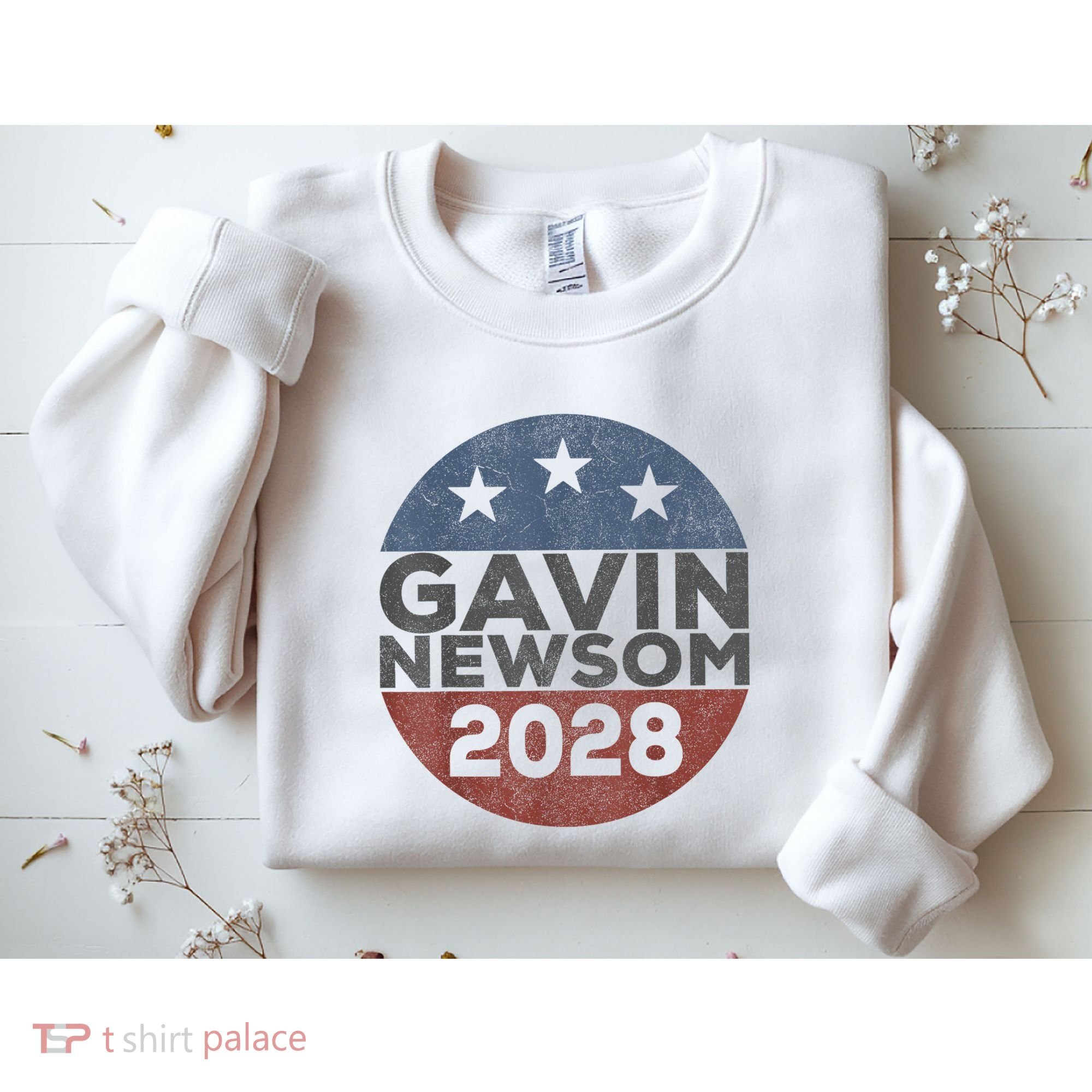 Gavin 2028 Retro Gavin Newsom For President 2028 Sweatshirt
