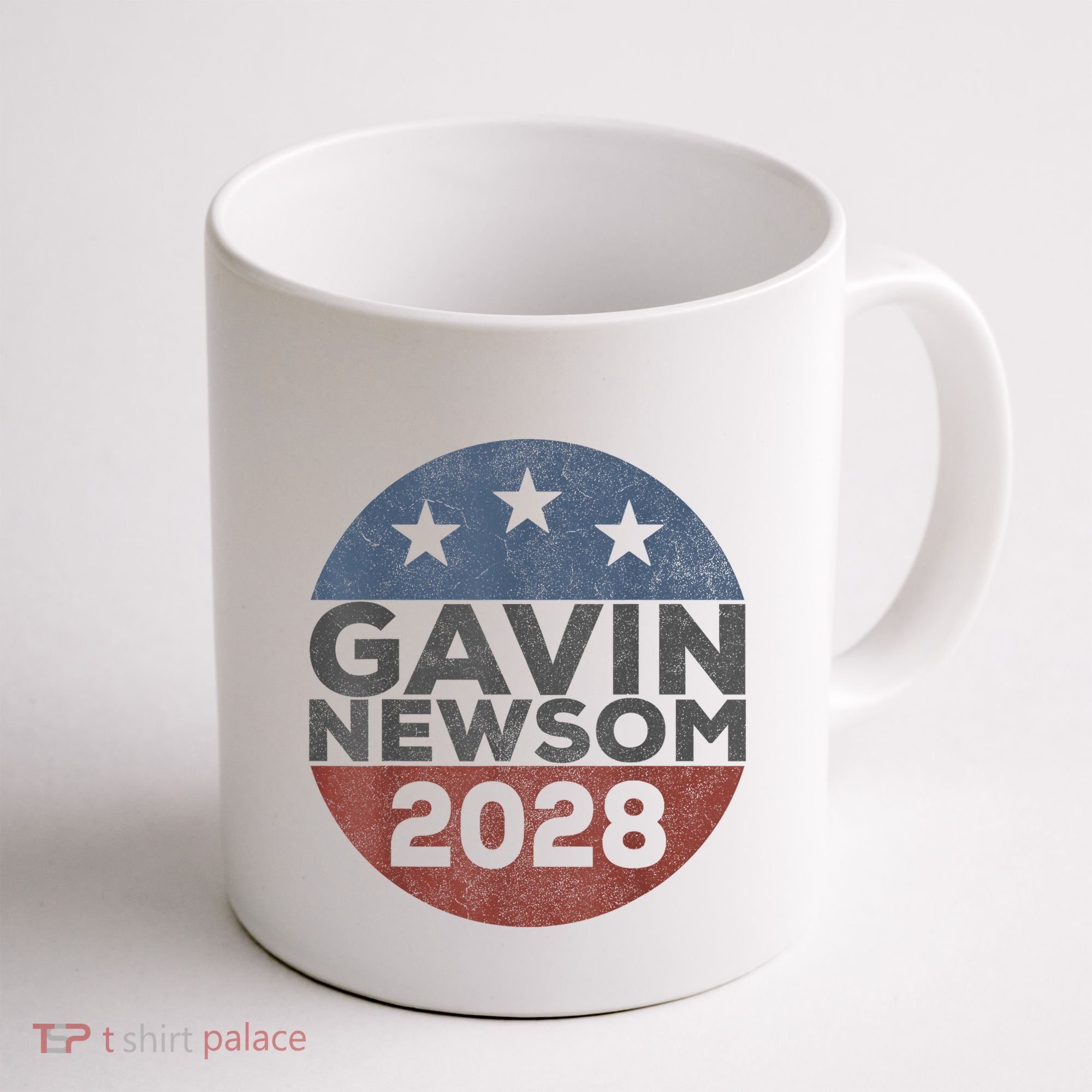 Gavin 2028 Retro Gavin Newsom For President 2028 Coffee Mug