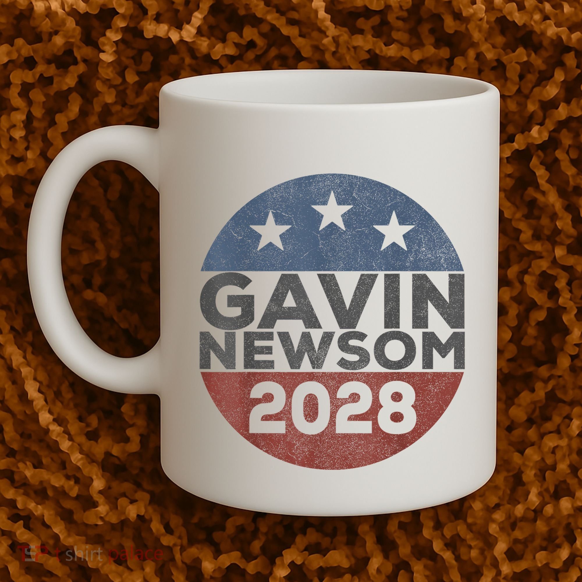Gavin 2028 Retro Gavin Newsom For President 2028 Coffee Mug