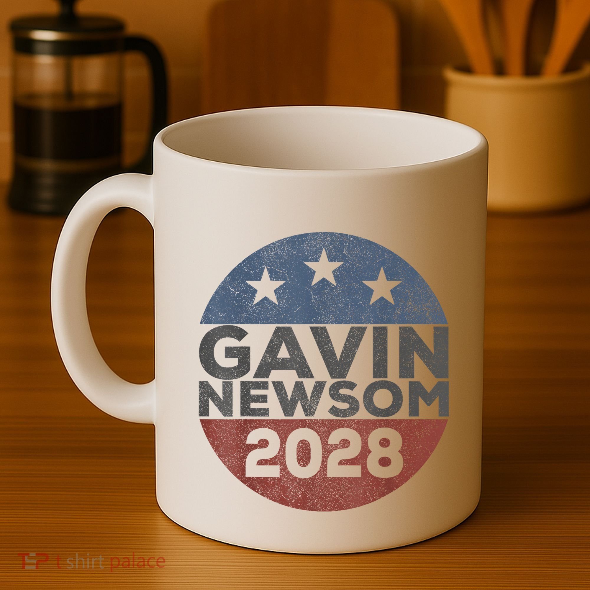 Gavin 2028 Retro Gavin Newsom For President 2028 Coffee Mug