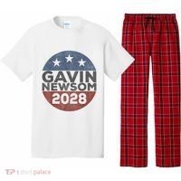 Gavin 2028 Retro Gavin Newsom For President 2028 Pajama Set thumb 0