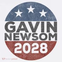 Gavin 2028 Retro Gavin Newsom For President 2028 Pajama Set thumb 2