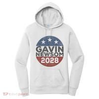 Gavin 2028 Retro Gavin Newsom For President 2028 Women's Hoodie thumb 0