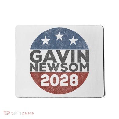 Gavin 2028 Retro Gavin Newsom For President 2028 Mousepad