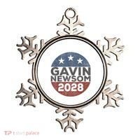 Gavin 2028 Retro Gavin Newsom For President 2028 Ornament thumb 0