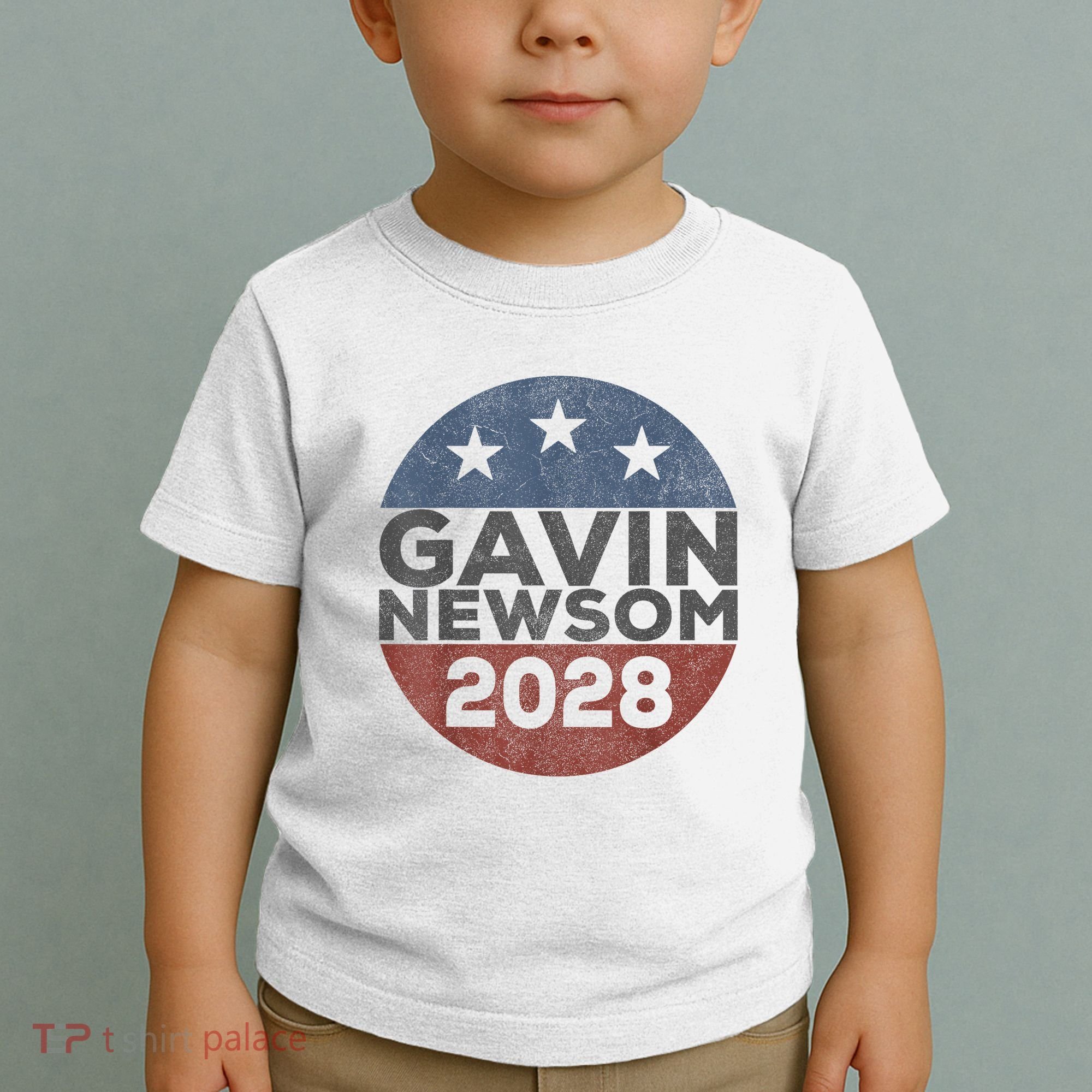 Gavin 2028 Retro Gavin Newsom For President 2028 Toddler T-Shirt