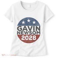 Gavin 2028 Retro Gavin Newsom For President 2028 Women's T-Shirt thumb 0